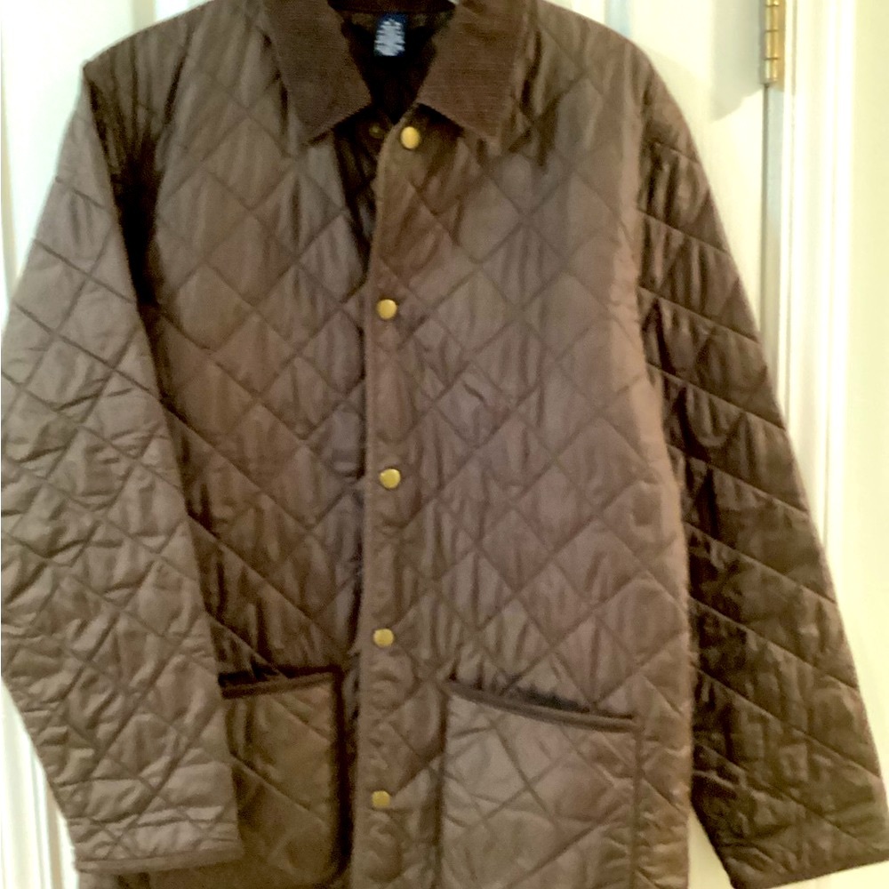 Men's Quilted Brown Jacket